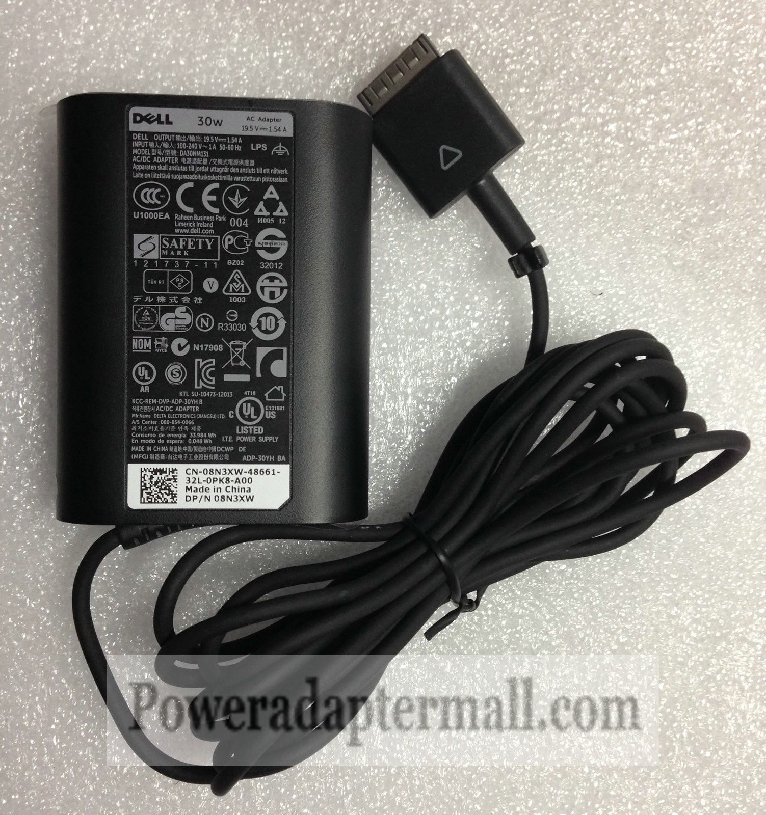 19.5V 1.54A 30W Dell ADP-30YH B DA30NM131 40pin power AC adapter